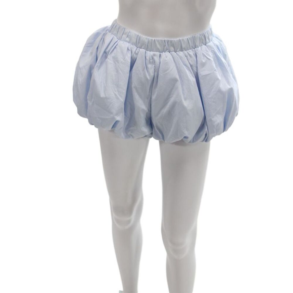 Sunday Best Women Hot Pants Blue Cotton Size S